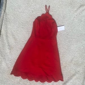 NWT Lulus Backless Skater Dress